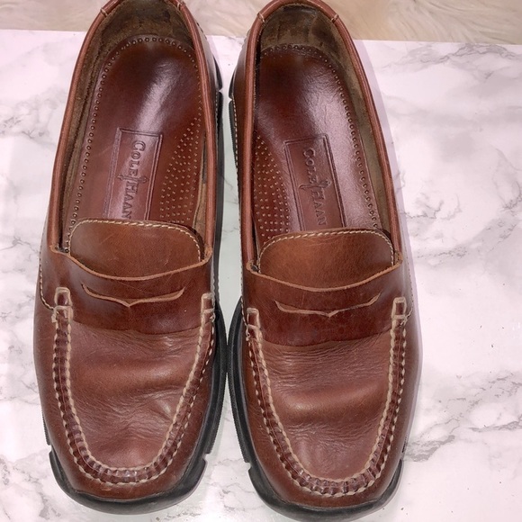 Cole Haan brown Leather Loafers size 8M - Picture 7 of 9